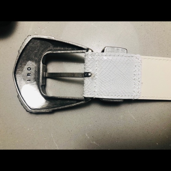 IRO White Belt with Silver and Turquoise Accents main image 9